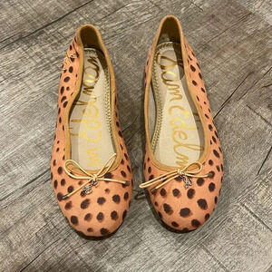 Sam Edelman - Felicia Ballet Flat - Cheetah Print - Size 4M